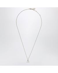 Vivienne Westwood - Balbina Necklace With Orb Logo And Pearl - Lyst