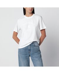 MM6 by Maison Margiela - Cotton T-Shirt With Logo Print - Lyst