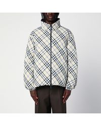 Burberry - Reversible Down Jacket With Check Pattern - Lyst