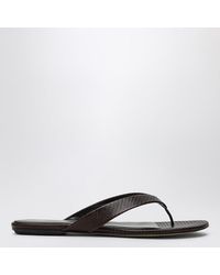 Le Monde Beryl - Braune Zehensandalen Aus Leder - Lyst