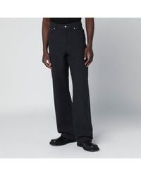 Dries Van Noten - Dark Straight Leg Jeans - Lyst