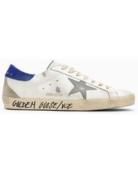 Golden Goose - Sneaker ball star bianca/bluette - Lyst