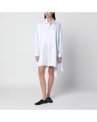 JW Anderson - And Light Shirt Dress With Side Knot - Lyst