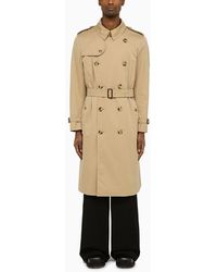 Burberry - Trench heritage the kensington lungo - Lyst