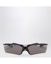 Balenciaga - Occhiali da sole turbo rectangle neri - Lyst