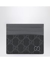 Gucci - Porte-Cartes Bicolore Avec Détail Gg - Lyst