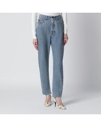 Chloé - Light High-Waisted Tapered Jeans - Lyst