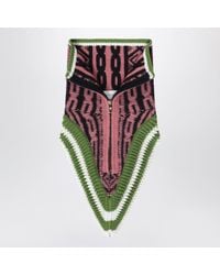 Dries Van Noten - Jacquard Wool Collar - Lyst