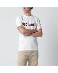 DSquared² - Tshirt With Logo Embroidery - Lyst