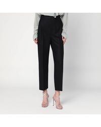 Alberta Ferretti - Pantalone in misto lana - Lyst