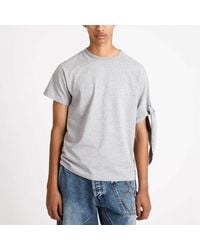 JW Anderson - T-Shirt With Knotted Sleeve - Lyst