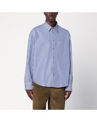 Ami Paris - Ami De Coeur Striped Shirt - Lyst