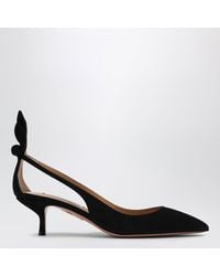 Aquazzura - Suede Deneuve Pumps - Lyst