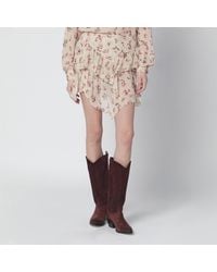 Isabel Marant - Lolita Mini Skirt With Floral Print - Lyst