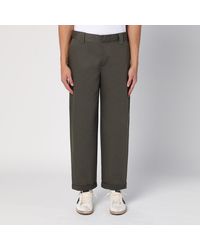 Golden Goose - Military Cotton-Blend Trousers - Lyst