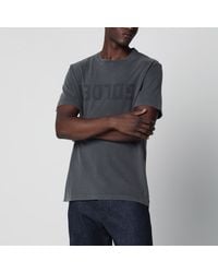 Golden Goose - Anthracite Vintage-Effect T-Shirt - Lyst