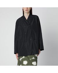 Prada - Double-Breasted Technical Taffeta Jacket - Lyst