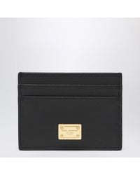 Dolce & Gabbana - Plongé Calf Leather Card Holder - Lyst