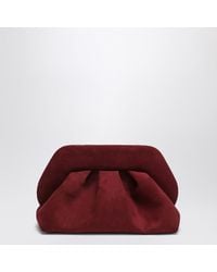 THEMOIRÈ - Tia Clutch Plum Suede Effect - Lyst