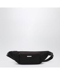 Gucci - Gürteltasche Flatpack Schwarz Aus Gg-Gewebe - Lyst