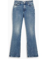 The Attico High-waisted Flared Jeans - Blue