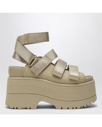 UGG - Platform Sandals Goldenrise In Sand Colour - Lyst