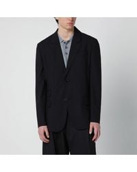 Ami Paris - Single-Breasted Wool Jacket - Lyst