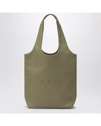 A.P.C. - Borsa Ninon Small Verde Argilla - Lyst