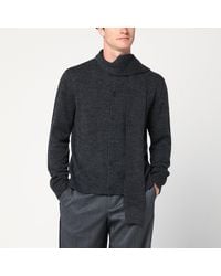 MM6 by Maison Margiela - Wool-Blend Cardigan With Scarf - Lyst