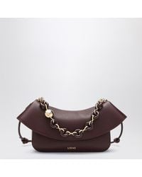 Loewe - Ola Medium Bag In Dark Burgundy - Lyst