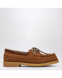 Bottega Veneta - Pier Boat Shoes With Intrecciato Detail - Lyst