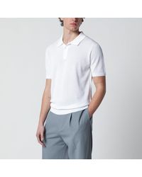 Roberto Collina - Openwork Cotton Polo - Lyst