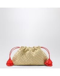 Bottega Veneta - Dustbag notte tapioca in suede intrecciato - Lyst