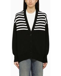 Givenchy - Cardigan a righe in misto lana - Lyst