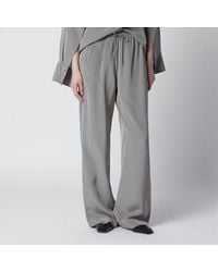 Rohe - Light Wide Striped Trousers - Lyst