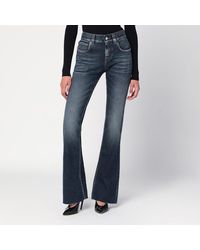 Balenciaga - Dark Bootcut Slim Fit Jeans - Lyst