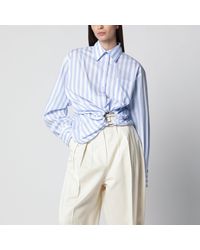 Sportmax - Striped Cotton Poplin Shirt - Lyst