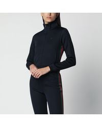 Gucci - Ribbed Cotton Jersey Zip-Up Sweatshirt - Lyst