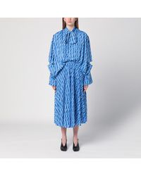 Balenciaga - Flared Maxi Dress - Lyst