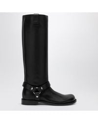 Loewe - Stivale alto campo biker in pelle di vitello - Lyst