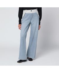 Sacai - Light Two-Tone Jeans - Lyst
