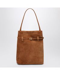 MANU Atelier - Tote Du Jour Camel Suede Tote Bag - Lyst