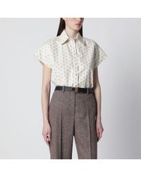 Valentino - Short-Sleeved Floral Shirt - Lyst