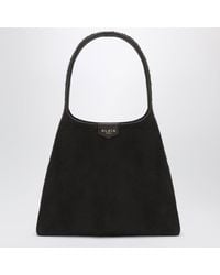 Alaïa - Chocolate Leather Mini Hobo Bag - Lyst