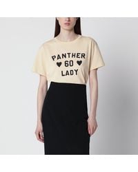 Valentino - Panther Lady Cotton Jersey T-Shirt - Lyst