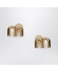 Miu Miu - Brass Earrings - Lyst