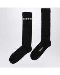 Rick Owens - Cotton Socks With Logo - Lyst