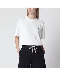 Prada - Garment-Dyed Jersey T-Shirt - Lyst