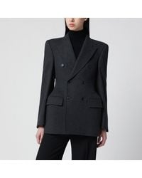 Balenciaga - Double-Breasted Cashmere Jacket - Lyst