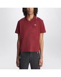 Adidas by Wales Bonner - Bordeaux Polo Shirt - Lyst
